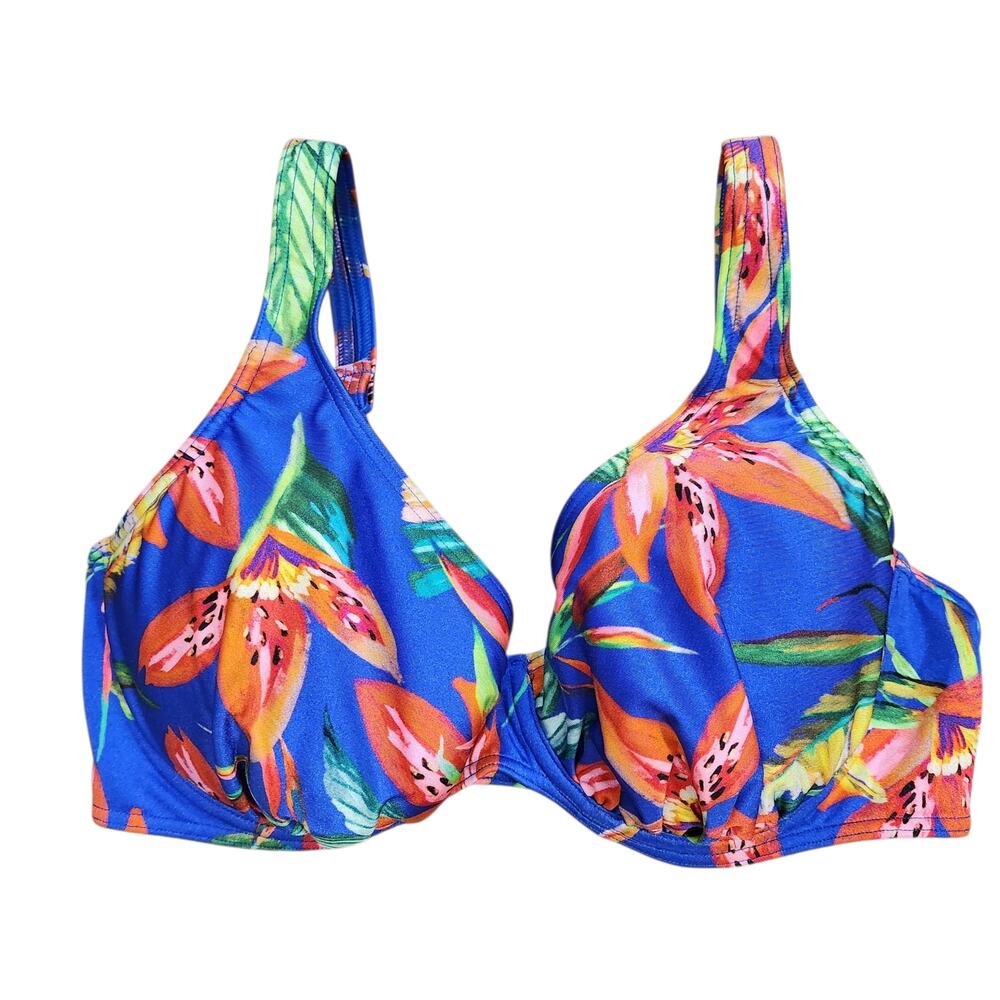 PRIMADONNA Latakia Swim Bikini Top 34D Beach Vacation‎ Resortwear Pool Tropical